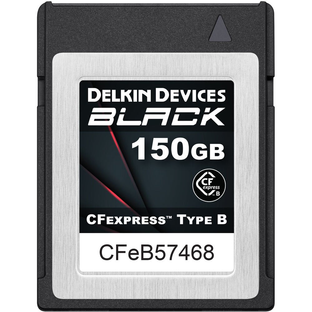 Delkin Devices 150GB BLACK CFexpress Type B Memory Card - cambuy-lives Delkin Devices 150GB BLACK CFexpress Type B Memory Card - cambuy-lives